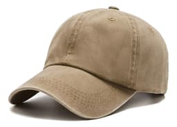 Gorras Clásicas Gabardina Visera Curva Vintage Color Beige Talle Unico Ajustable CRAZY LOOK STORE