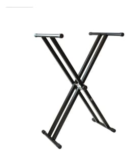 Soporte De Teclado Mxp Doble Pata Mstx10 Regulable Negro
