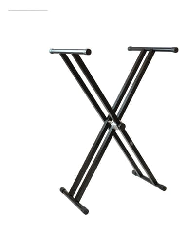 Soporte De Teclado Mxp Doble Pata Mstx10 Regulable Negro