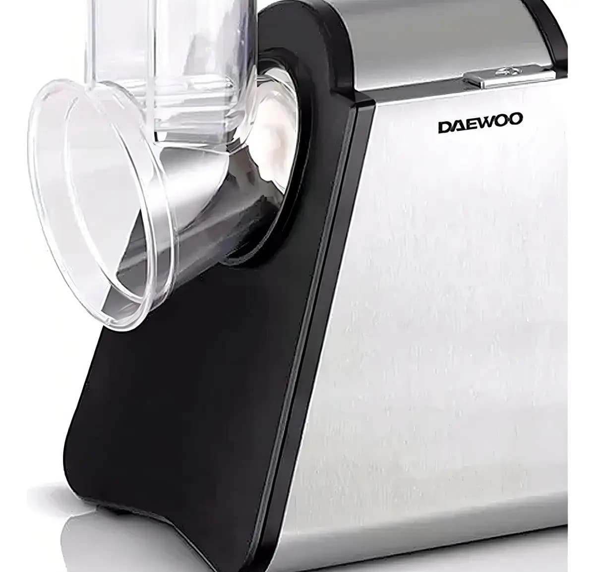 Rallador Electrico Daewoo 200w Frutas/verduras Acero Inox Color Negro