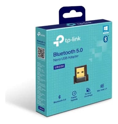 Adaptador Bluetooth 5.0 TP-Link UB500 Negro / Conecta hasta 7 Dispositivos / Versión 2.0