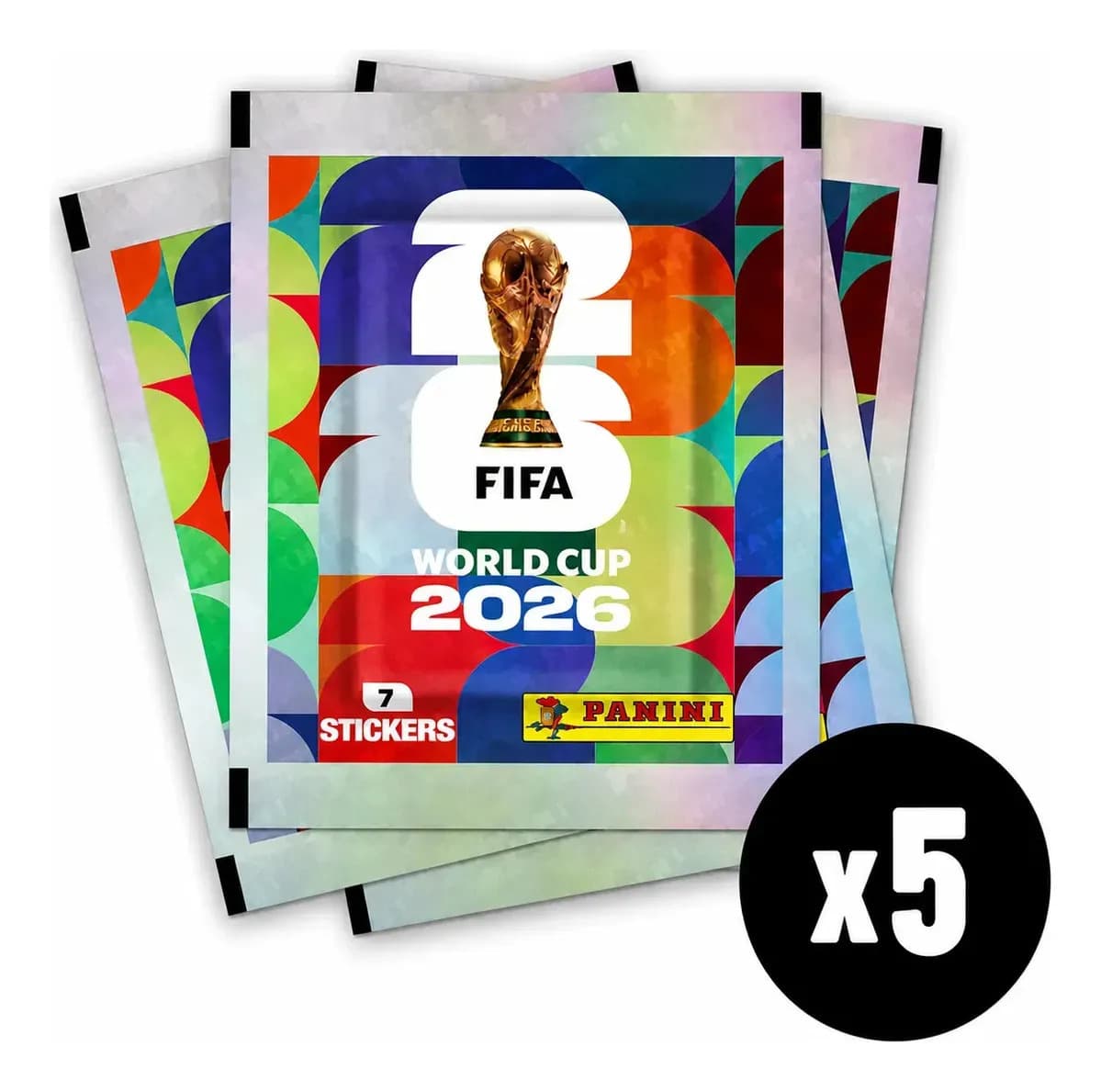 Sobres De Figuritas Mundial 2026 Pack X 5 Paquetes Panini