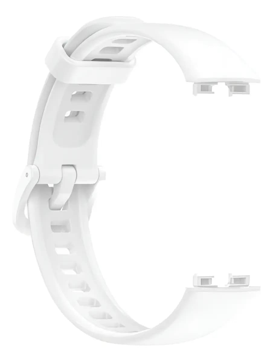 Malla Correa Para Reloj Smartwatch Huawei Band 8 Huawei Band 9 Huawei Band 10 1.47 Generica Silicona Marca Miaband Color Blanco