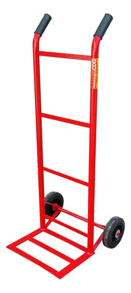 Carrito de Carga Zorra Carreta Portacarga 180 Kg MetalurgicaCDG 1CC Rojo