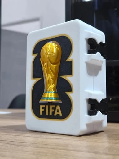 Estuche Caja P/ Figuritas Album Mundial 2026 Copa Giratoria