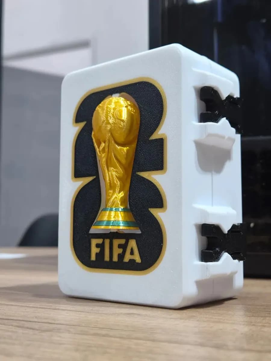 Estuche Caja P/ Figuritas Album Mundial 2026 Copa Giratoria