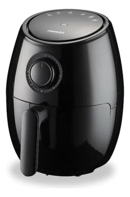 Freidora De Aire Sin Aceite 2lts Maverick Compacta 1000w Potencia 6 Programas Apagado Automático Color Negro