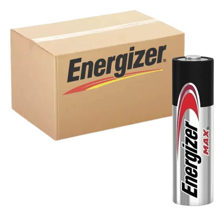 120 Pilas AA Energizer MAX E91 Alcalina Bulto Cerrado