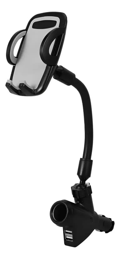 Soporte Para Teléfono Veemoon + Cargador De Coche Dual Usb Como Se Muestra