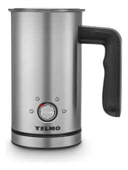 Espumador de leche Yelmo El-9501 color plateado 500w 4 Funciones Apagado Automático Base 360°