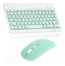 Kit Teclado + Mouse Bluetooth VERDE CLARO - Combo Notebook Celular Tablet Intco