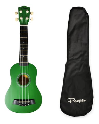 Ukulele acústico soprano Parquer FZU-002 verde