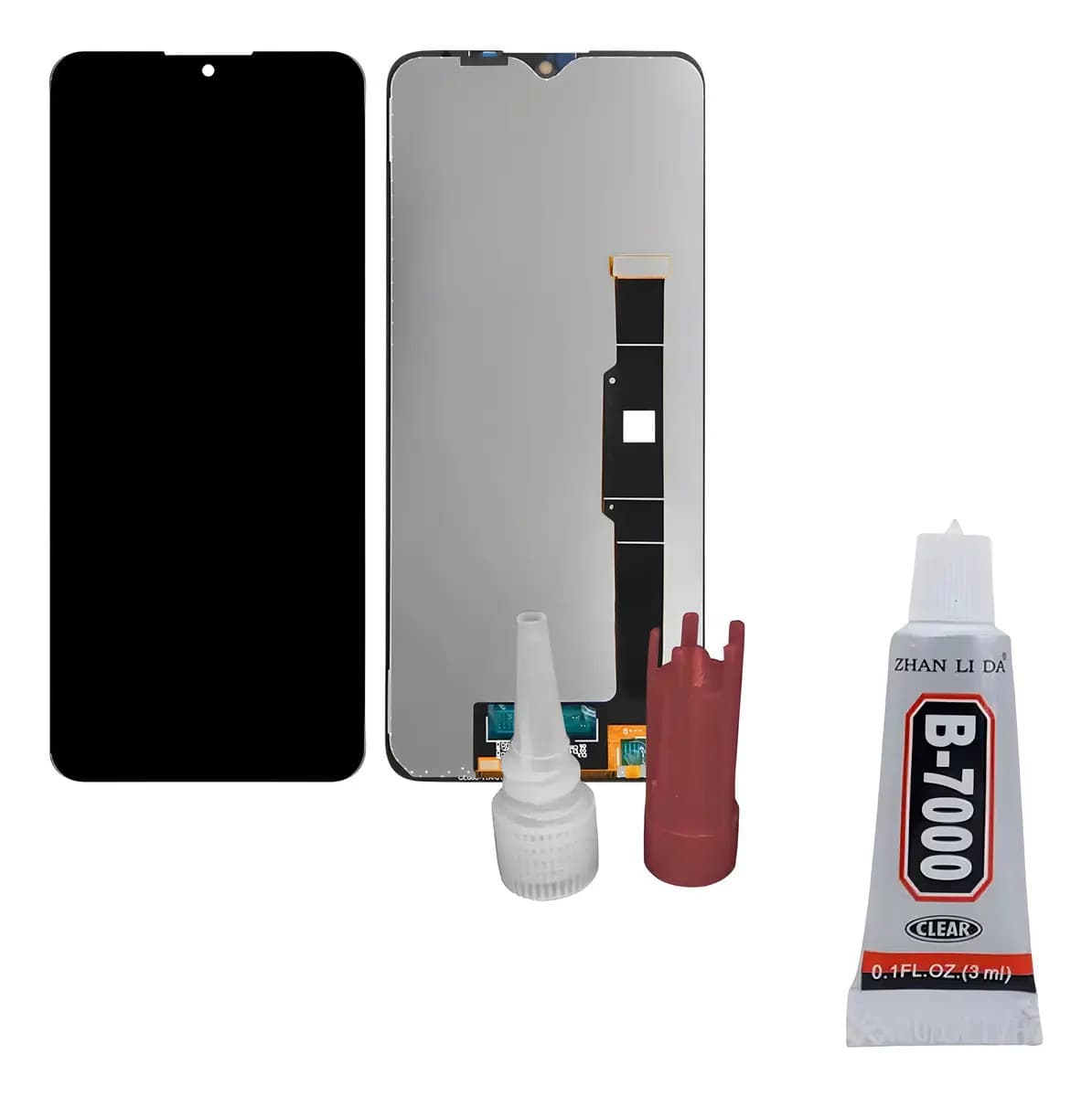 Modulo Display Tactil Compatible Tcl 20se T671e X20 Se Pegam Color Negro