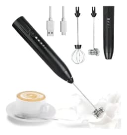 Batidor Espumador 2 En 1 Leche Cafe Huevo Recargable Usb