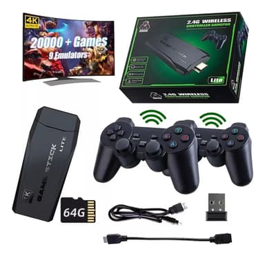 Adaptador Game Stick Negro Pen Drive Retro Stick Jogo 3cm