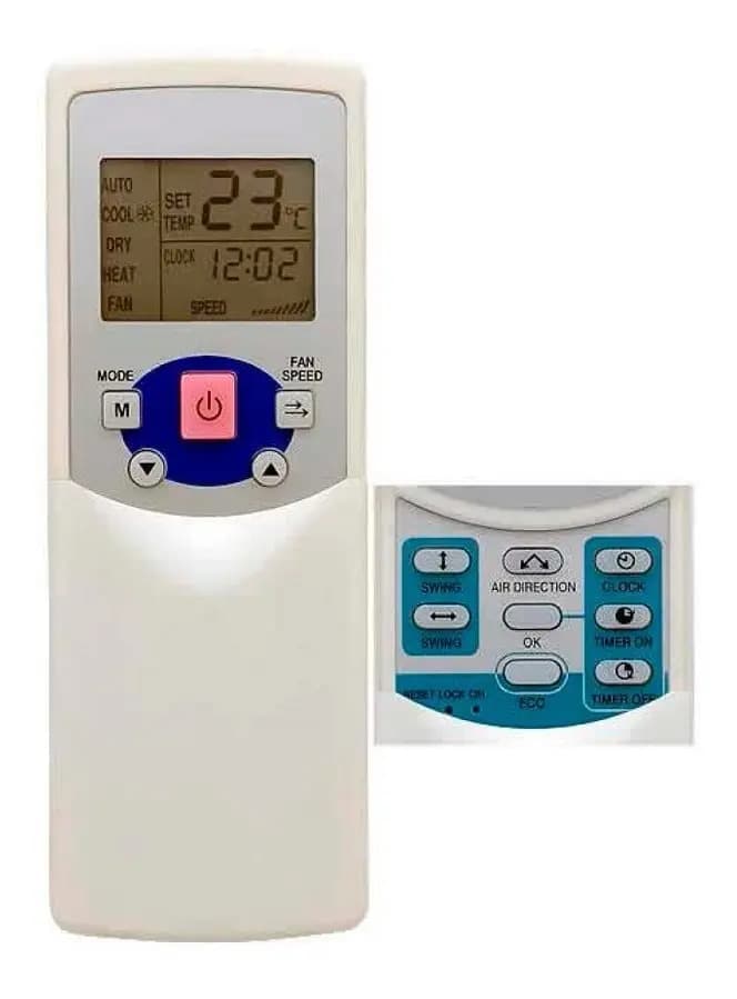 Control Remoto Aire Acondicionado R05 R05/bge Bgh Komeco