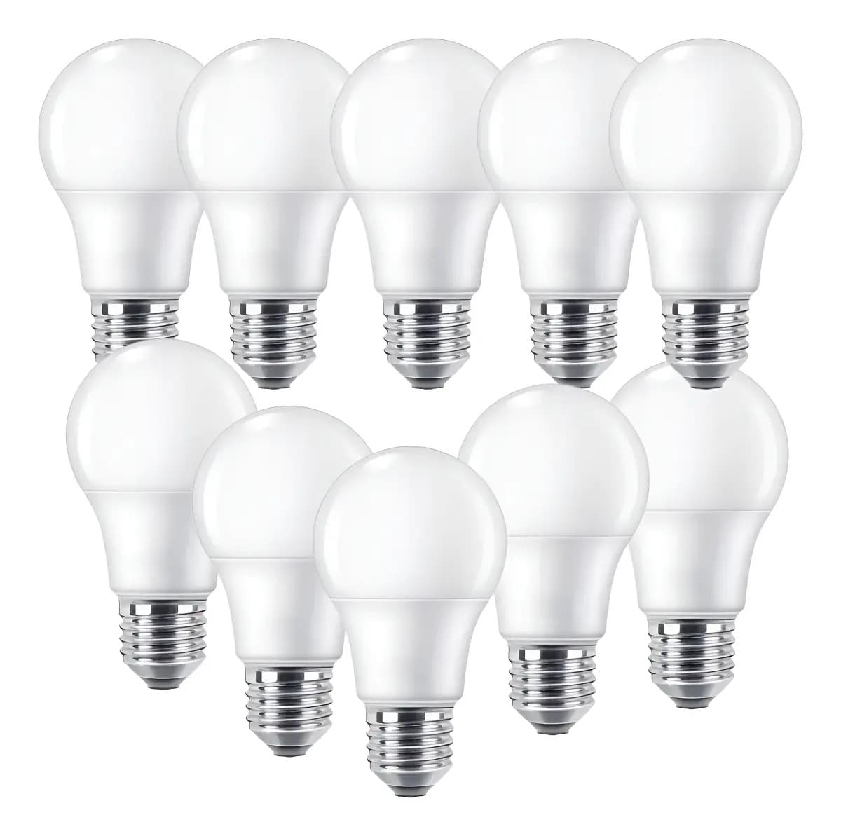 Lampara Led Foco Clásica A60 7w Cálida Color de la luz Blanco cálido Candela
