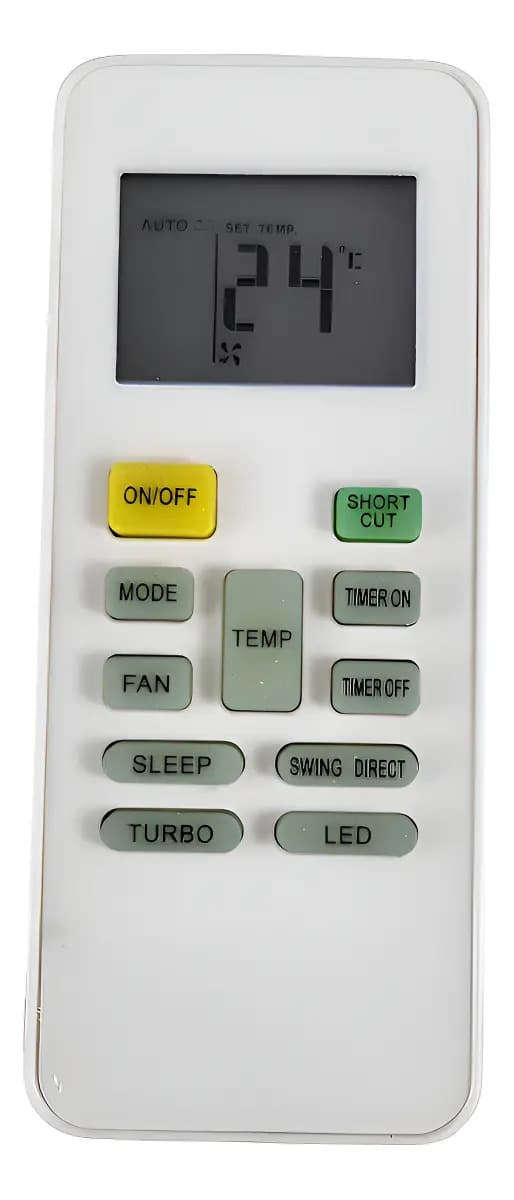 Control Remoto Aire Acondicionado Surrey Midea Springer BGH Modelo AR811