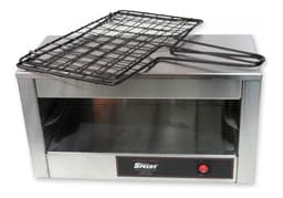 Tostadora Electrica Carlitero Electrico Speedy Grill Compact Color Gris