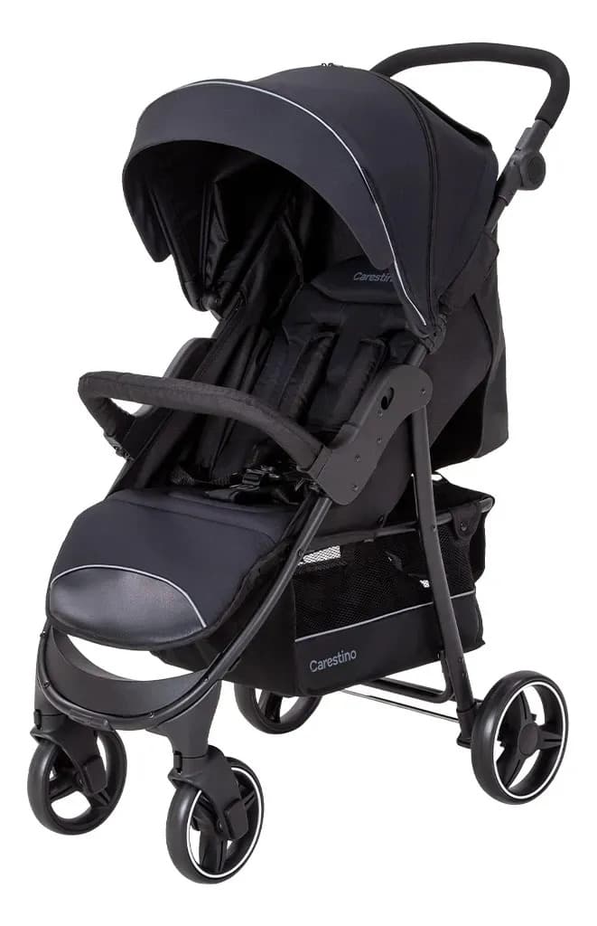 Cochecito Carestino City V3 Con Accesorios Negro