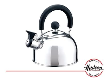 Pava Silbadora Acero Inoxidable Hudson 1.5 Litros Color Plateado