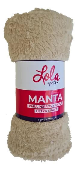 Manta Para Perro O Gato Súper Suave Color Arena