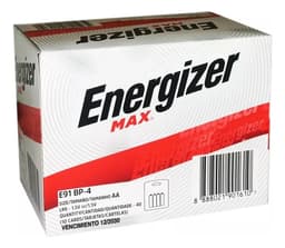 40 Pilas AA Energizer MAX E91 Alcalina Caja Cerrada