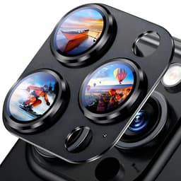 Protector Lente Camara Para iPhone 16 Pro/16 Pro Max Negro_t