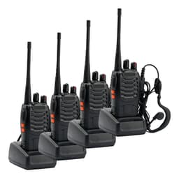 Kit X 4 Handy Baofeng Radio BF-888S Bandas de Frecuencia 16 Color Negro
