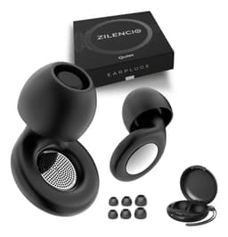 Tapones Auditivos Silicona Zilencio Quiet 30 dB Negro Viajar Dormir