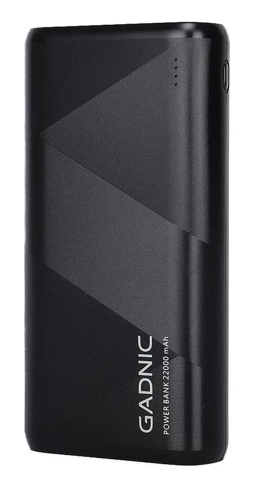Cargador Portátil Gadnic Power Bank 20000mah 2 Usb Color Negro Carga Rápida