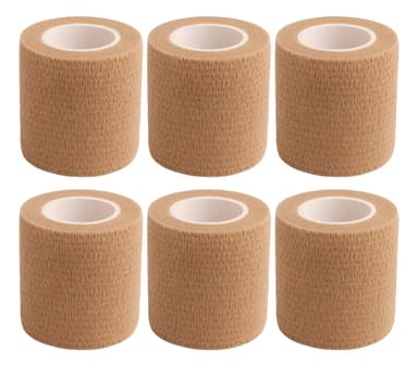 Venda Cohesiva Euromix 5cm 6 Beige Elástica Hipoalergénica