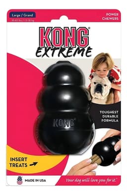 Kong Extreme Large Juguete Rellenable Goma Perro Mordida Fuerte Negro