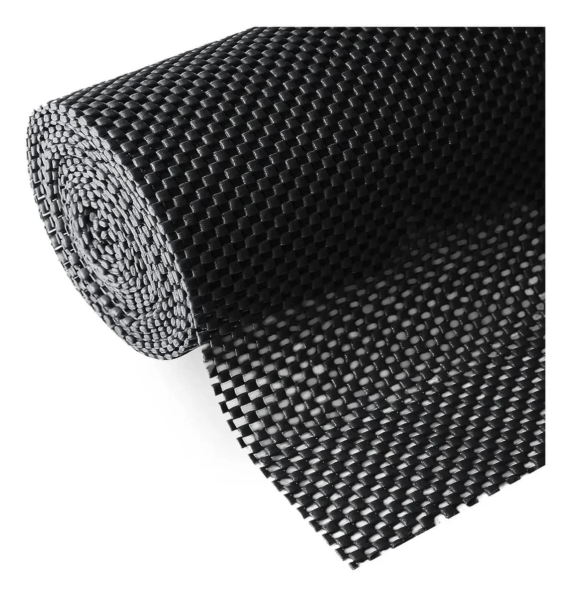 Mat Protector Antideslizante Maxi Rollo Pvc Yoga Fitness Color Negro