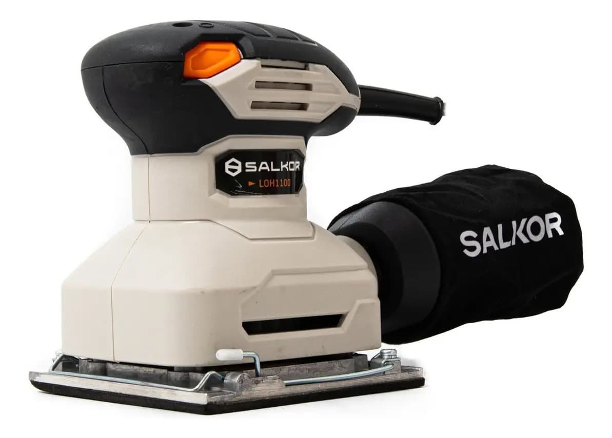 Lijadora orbital Salkor LOH1100 gris 50Hz 250W