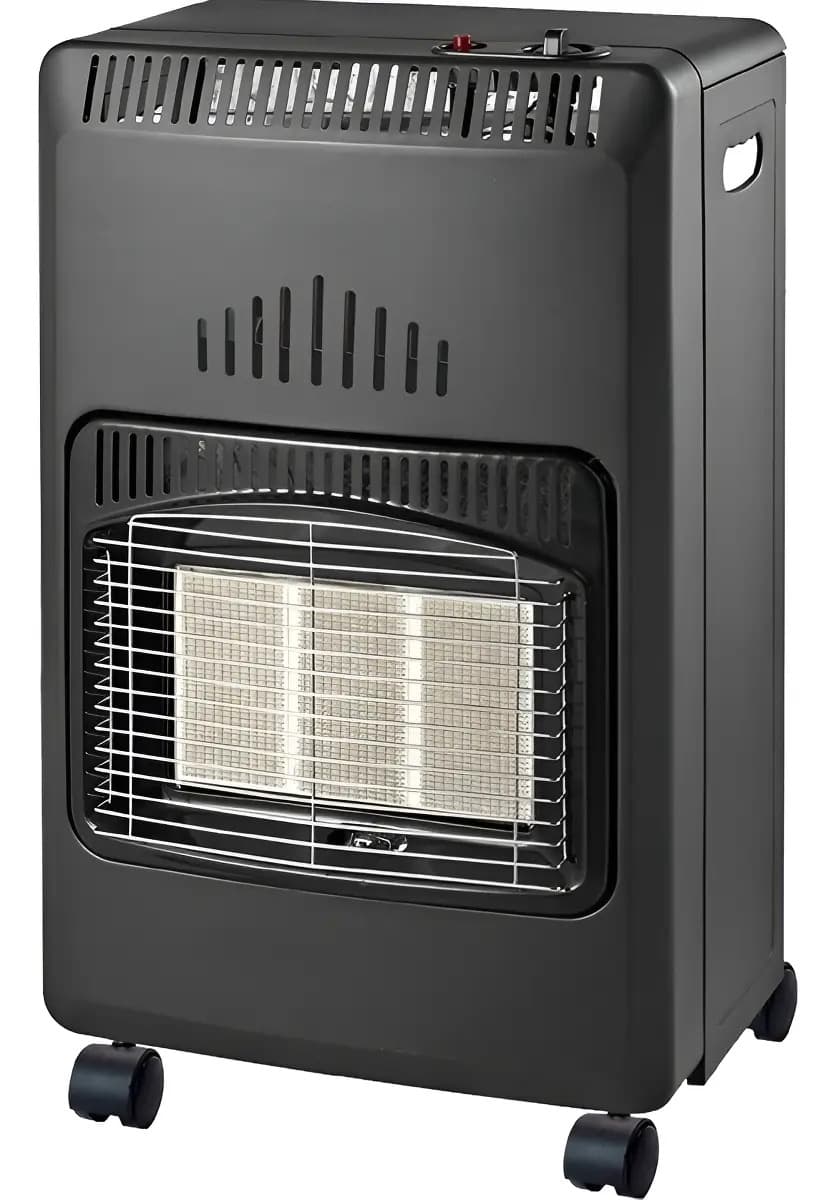 Calefactor a Gas Embassy Negro Pared con Regulador 4100kcal Garrafa 10kg