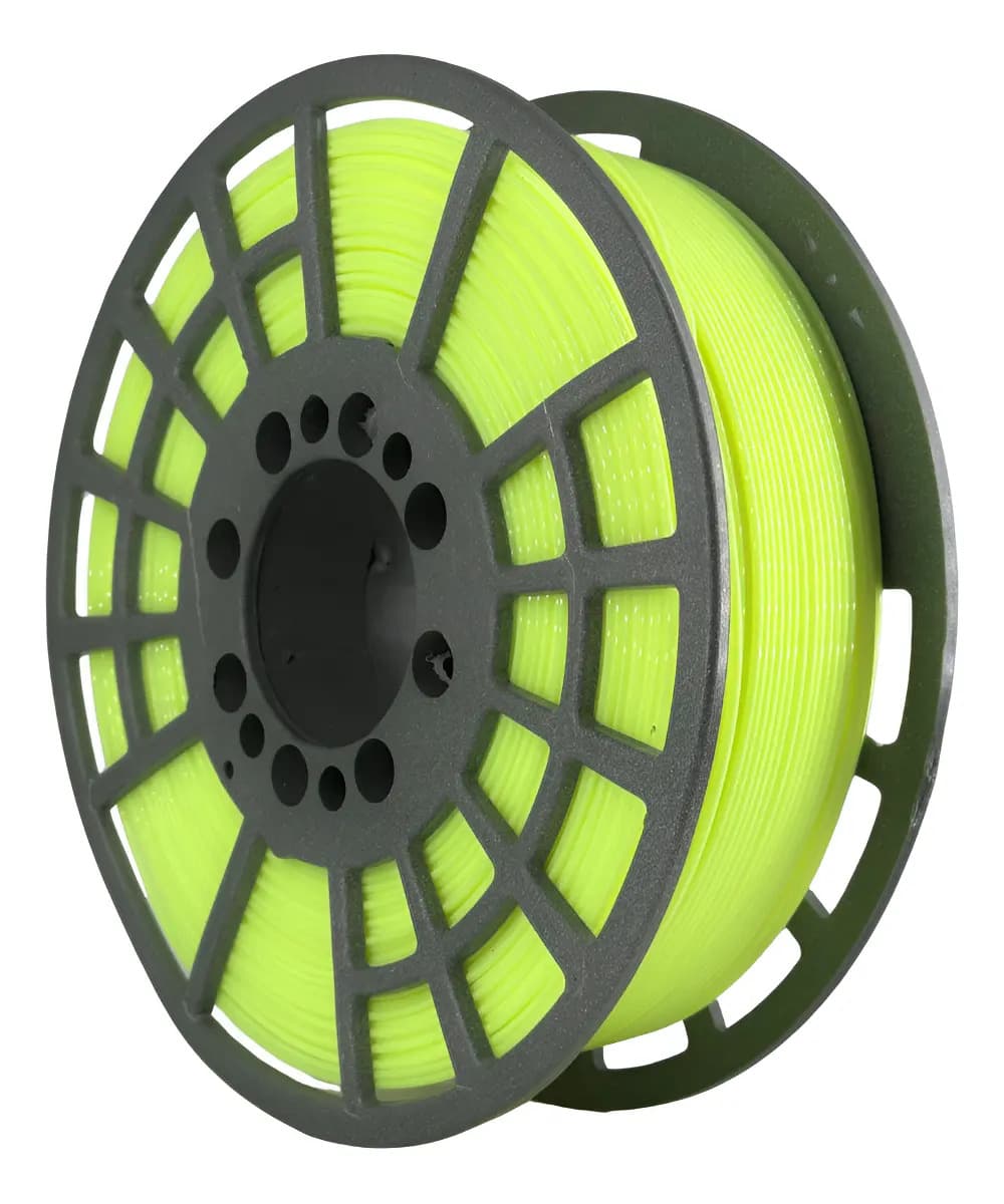 Filamento 3D PLA+ GST3D 1.75mm Amarillo Flúor 1kg Biodegradable