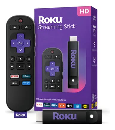 Roku Streaming Stick Negro De Voz