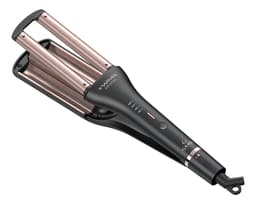 X Waves Bucleadora Gama Keration Rizador Led Bivolt 12c Color Negro