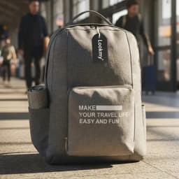 Mochila plegable viaje avión cabina Liviana Gris Lookmy | Organizador de viaje bolso impermeable | Equipaje de mano hombre mujer sujeción carry on | Mochila viaje cabina avión Low Cost