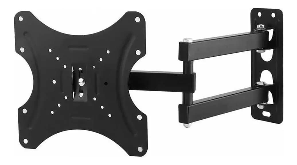 Soporte Para Tv Brazo Articulado Movil Electroland SOP 14-55 - Negro + Kit de Instalacion