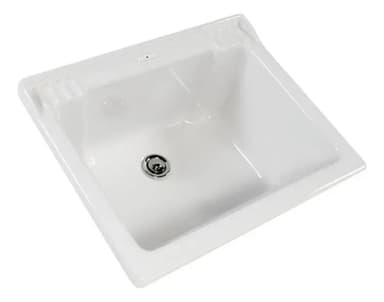 Pileta Lavadero Bagnara T202li0166 Blanca 60x48x24 Cm Blanco