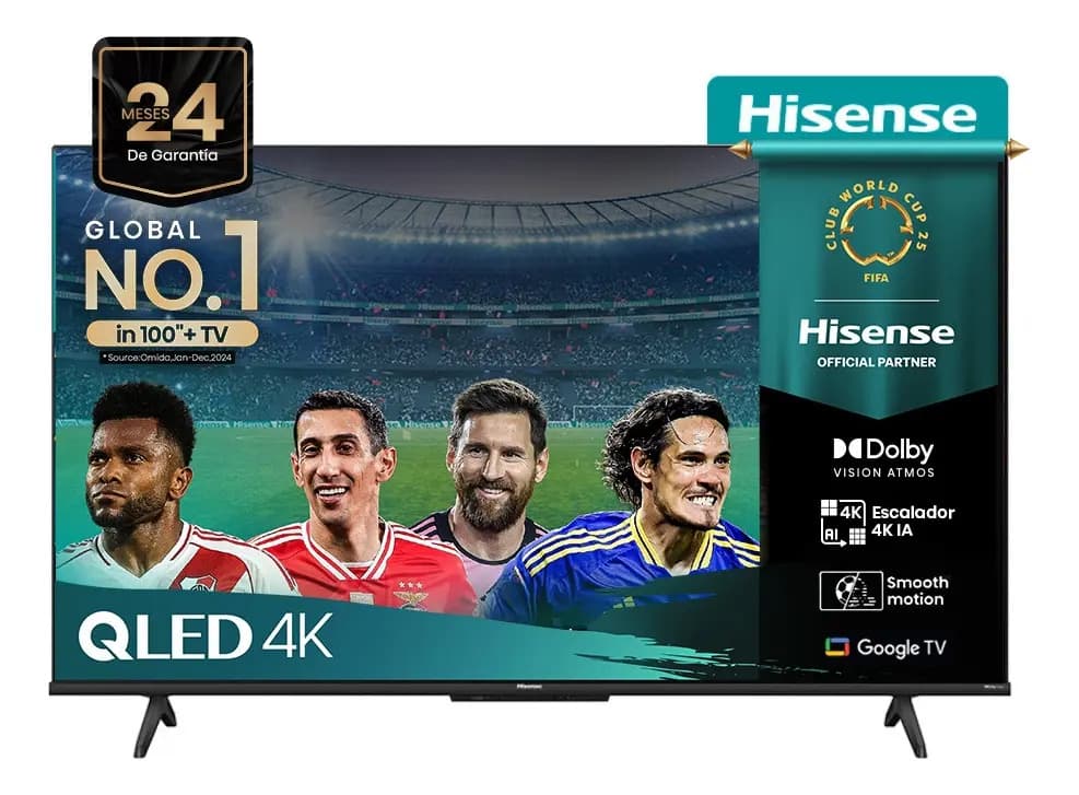 Smart Tv Hisense Qled 100´´ 4k Google Tv