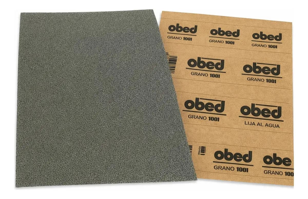 Lija Al Agua Marca Obed Mm Cantidad De Granos 500 X 10 Unidades