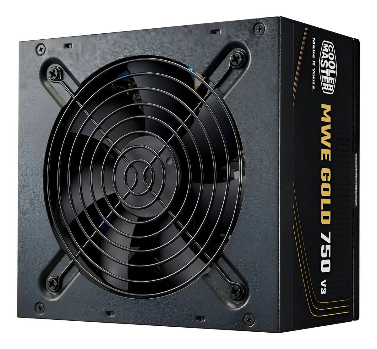 Fuente Cooler Master 750W MWE Gold V3 80 Plus Gold Color Negro