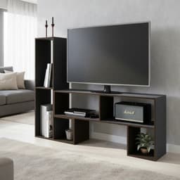 Rack de TV con módulos combinables hasta 55" MT6000 Centro Estant wengue Ancho 145 x Alto 116 cm