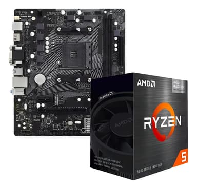 Combo Actualizacion Ddr4 Ryzen 5 5600g + A520m Am4 Color Negro