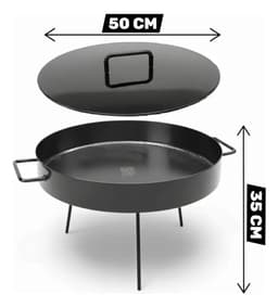 Disco Arado Paellera Ø50cm Con Tapa Desmontable