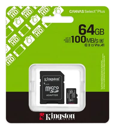 Msd 64gb Kingston Canvas Select Plus