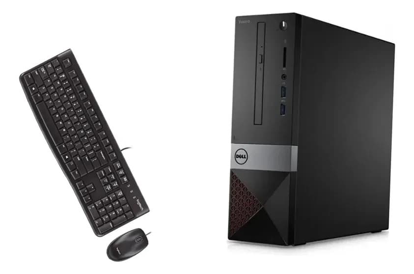 Mini Pc Dell Vostro 3470 Intel Core I3 8gb 512gb Ssd + Combo Mouse Y Teclado Logitech Mk120.